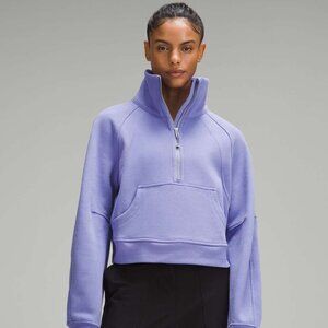NWT Lululemon Scuba Oversized Funnel-Neck Half Zip - Dark Lavender (M/L)